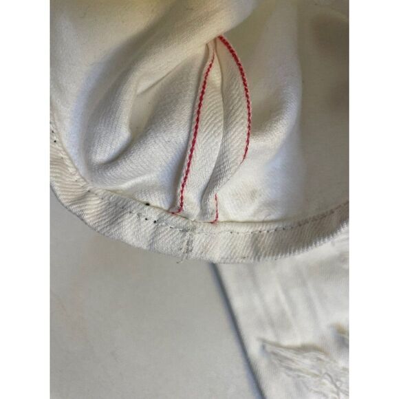 Tortoise Atrium Selvedge Denim Jeans Men Size 31 X 32 White Distressed - Picture 7 of 10